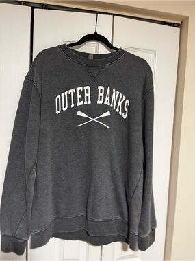 Outer Banks Men's Charcoal Crewneck Sweatshirt